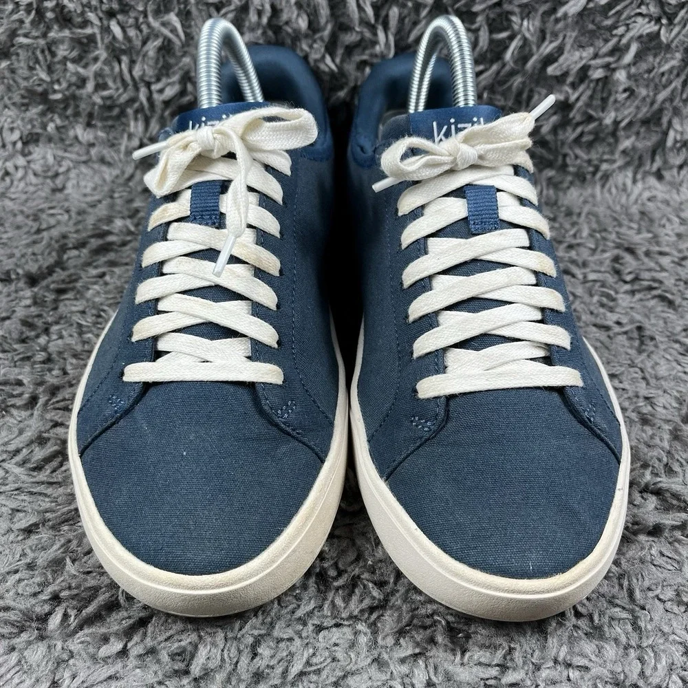 Kizik Unisex Irvine Canvas Lace-Up Sneakers MP7 Tidepool Size US M 6.5 W 8